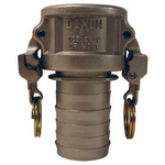 EZ Boss-Lock Cam & Groove Notched Type C Coupler x Hose Shank